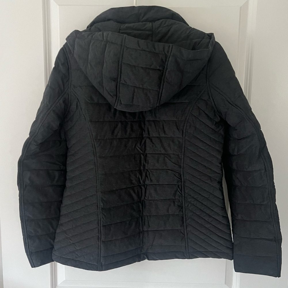 Nautica Women's Dark Gray Packable Puffer Jacket - Picture 8 of 10